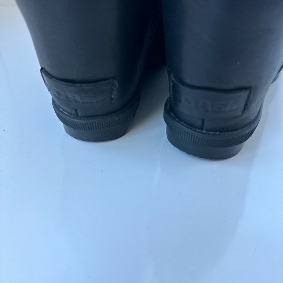 Sorel Lexie leather plaid wedge woman’s  boots new - Picture 5 of 8